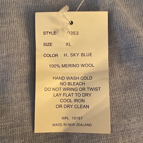 Sutton Studio for Bloomingdale’s Merino Wool Sweater Size XL - Picture 8 of 9